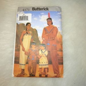 Butterick 4172 Native American costumes. Adult sizes.